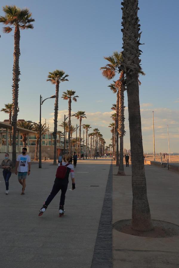 Atico Patacona Beach Playa Valencia Bagian luar foto